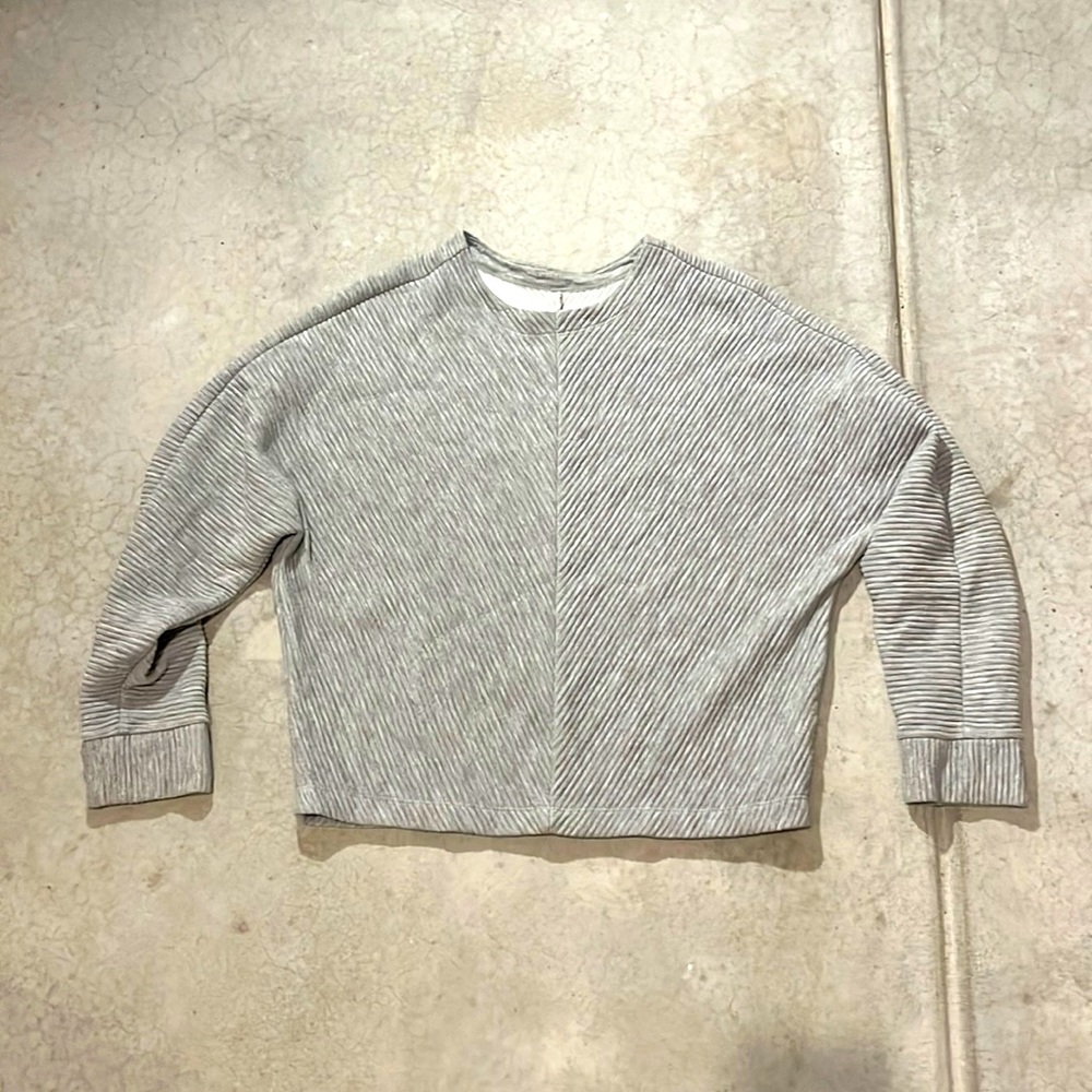 Gray light weight sweater